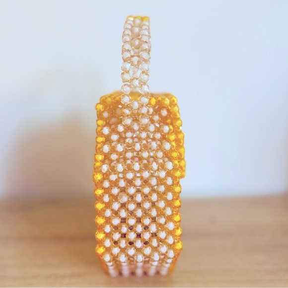 New Handmade Beaded Purse Satchel Bag - Picture 5 of 6